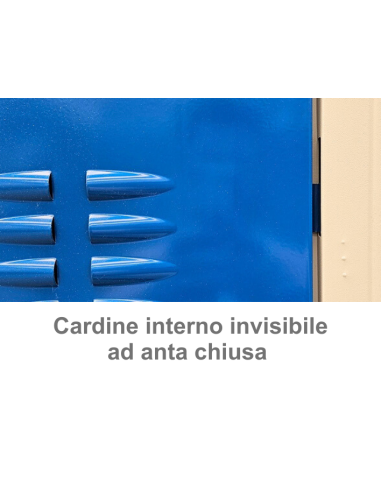 Taquilla con 5 compartimentos - cm 30 x 50 x 180 h