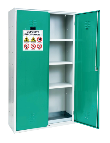 Pesticide storage cabinet with 2 doors - Cm 80...