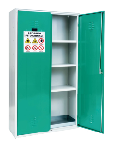 Pesticide storage cabinet with 2 doors - Cm 100 x 40 x 180 h 2