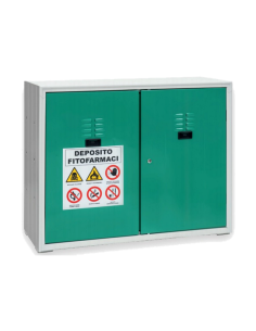 Armario para plaguicidas con 2 puertas - Cm 100 x 40 x 80 h 2