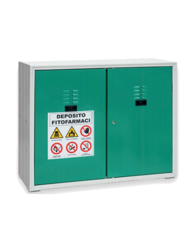 Pesticide storage cabinet with 2 doors - Cm 100...