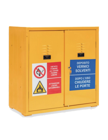 Hazardous substance cabinet - 1 adjustable...