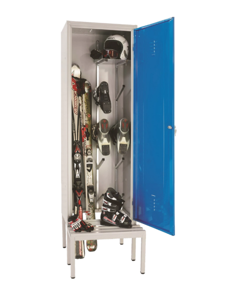 Ski locker - Capacity storage for No. 4 people - cm 60 x 75 x 210 h