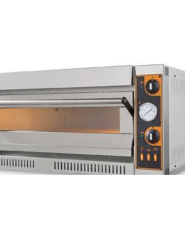 Horno eléctrico para pizzas n° 6+6 Ø 36 cm -...