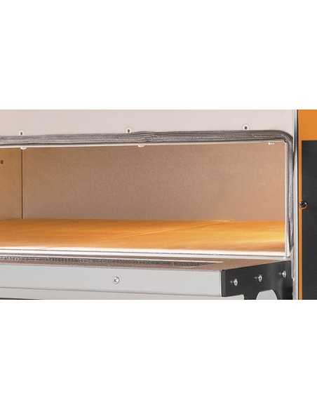 Horno eléctrico para pizzas n° 6+6 Ø 36 cm - Mandos digitales - Cámara cm 72 x 108 x 14 h ( x 2 )