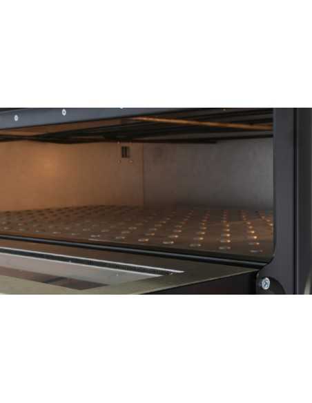 Forno elettrico per pane e pizza - n. 4 Ø 36 cm - Comandi digitali - Camera cm 83 x 84 x 27 h