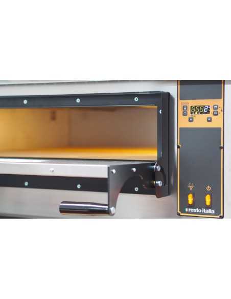 Horno eléctrico 9 pizzas - Mandos digitales - cámara cm 108 x 108 x 14 h
