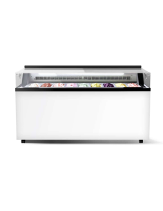 Vetrina gelato, pasticceria e stecco - 7 vaschette da 5 L...