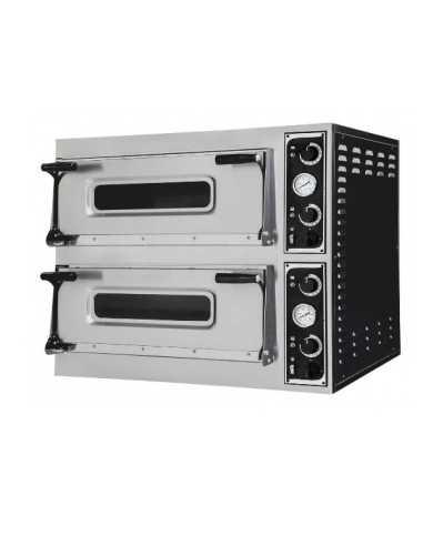 Horno eléctrico 6+6 pizzas - cm 110 x 132 x 74,5h