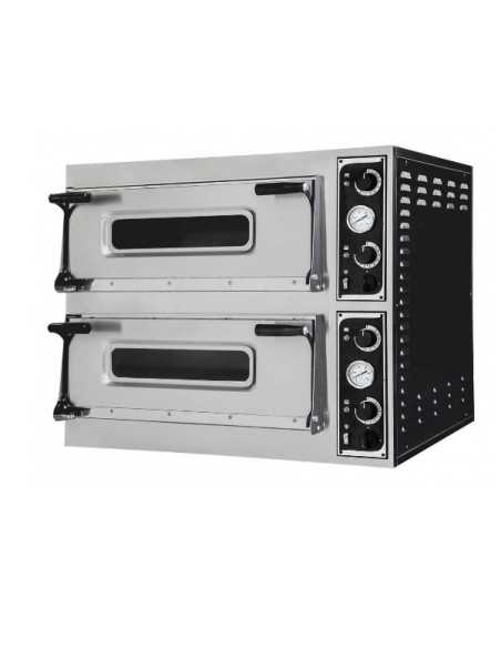 Horno eléctrico 6+6 pizzas - cm 110 x 132 x 74,5h
