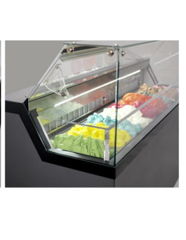 Vetrina gelato, pasticceria gelata e stecco - 6...