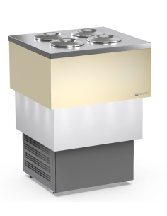 Carapine ice cream and slush stand - N. 4 x 7.5L. - cm 72...