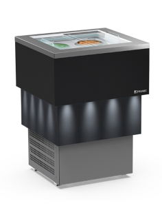 Carapine ice cream and slush stand - N. 4 x 7.5L. - cm 72...