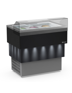 Carapine ice cream and slush stand - N. 6 x 7.5L. - cm... 2