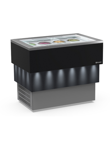Máquina de helados y granizados Carapine - N. 8 x 7.5L. - cm 118 x 72.5 x 103 h