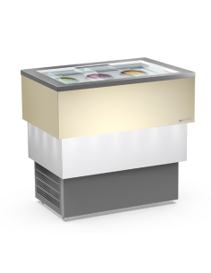 Carapine ice cream and slush stand - N. 6 x 7.5L. - cm...