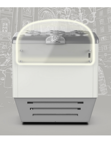 Banco per gelato e granite a carapine - N.6 x...