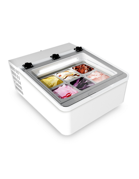 Stand for creamed and stick ice cream - Capacity tubs 3 x 5L or 6 x 2.5L