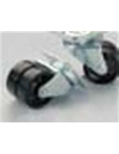 -Kit 4 ruote pivotanti  (2 con freno)