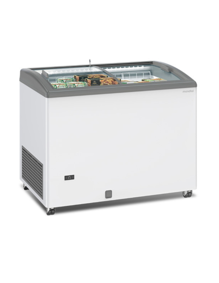 Horizontal freezer with sliding glass - Capacity 310 liters - Temperature -18°-25°C- cm 106 x 67 x 91 h