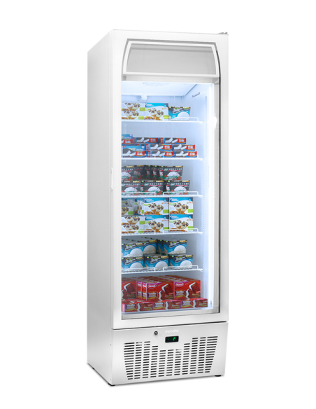 Vertical display case for ice cream and fresh food - Positive/Negative - Temperature -25°C+5°C - Litres403