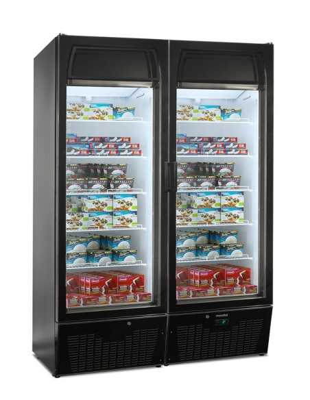 Vertical display case for ice cream and fresh food - Positive/Negative - Temperature -25°C+5°C - Litres1047