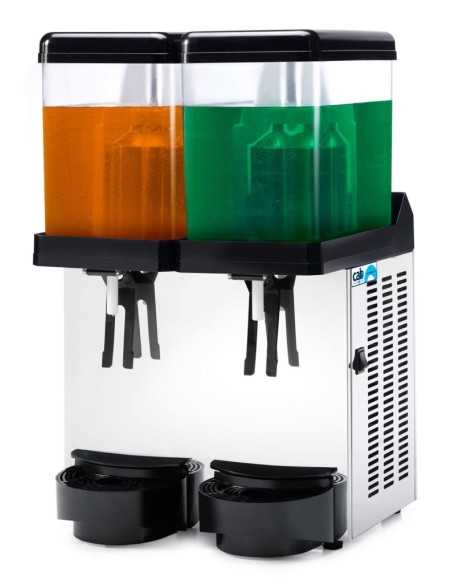 Cold drink dispenser: tea, juice, coffee - N. 2 liter tanks 12 + 12