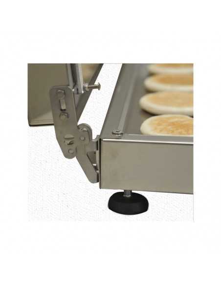 Tigelliera con Apertura Alleggerita - Fino a 42 ''tigelle'' - Cm 76 x 68 x 14 h (Chiusa) - 72 h (Aperta)