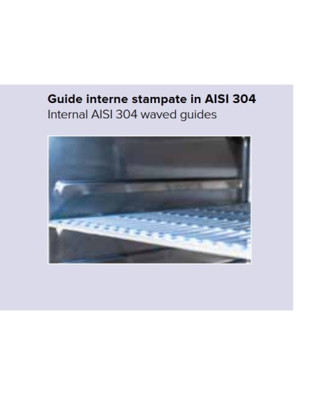 Refrigerated cabinet - Capacity liters 700 - Temperature -2°C+8°C - Cm 70 x 85 x 204.5 h