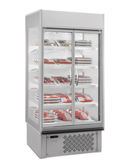 Refrigerated wall unit with hinged doors - Temperature 0°+10°C - Cm 98.5 x 73.7 x 198.7 h