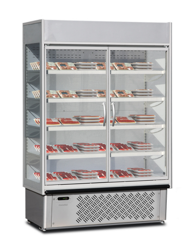 Murale refrigerato con porte battenti -...