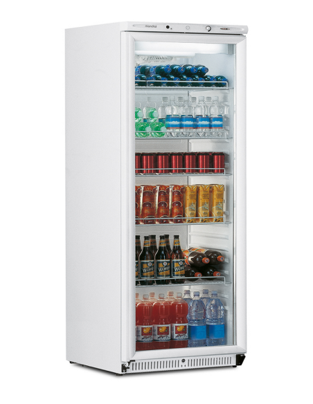Refrigerated display case for soft drinks and fresh produce - Temperature +1°C+8°C - Litres640 - Cm 77.5 x 74 x 186.5 h