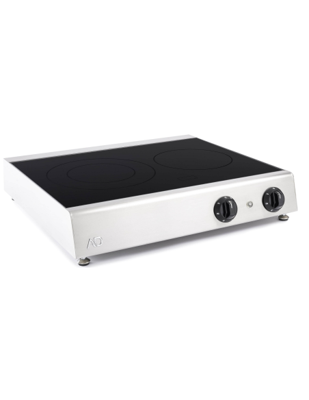 Glass ceramic hob 2 cooking zones - Cm 50 x 45 x 8h