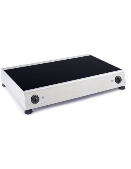 Glass ceramic hob 2 cooking zones - cm 73 x 50 x 10h