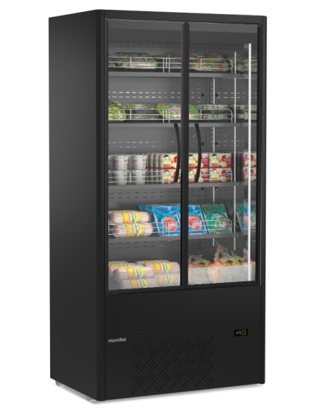 Refrigerated wall unit ideal for dairy products, cold cuts, vegetables - Temperature 0° + 4°C - Cm 98.5 x 64 x 198.1 h