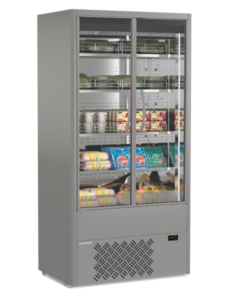 Armario mural refrigerado ideal para productos lácteos, embutidos, verduras - Temperatura 0° + 4°C - Cm 98.5 x 64 x 198.1 h