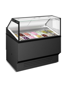 Ice cream, frozen pastry and stick display case - 12 tubs...