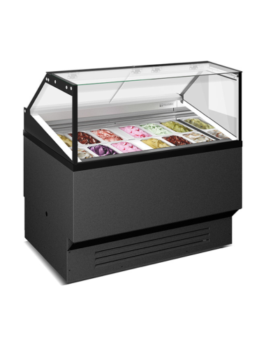 Vitrina de helados, bollería congelada y...