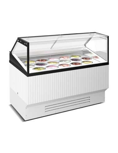 Vitrina de helados, bollería congelada y...