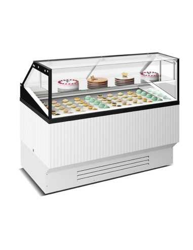 Vitrina de helados, bollería congelada y...