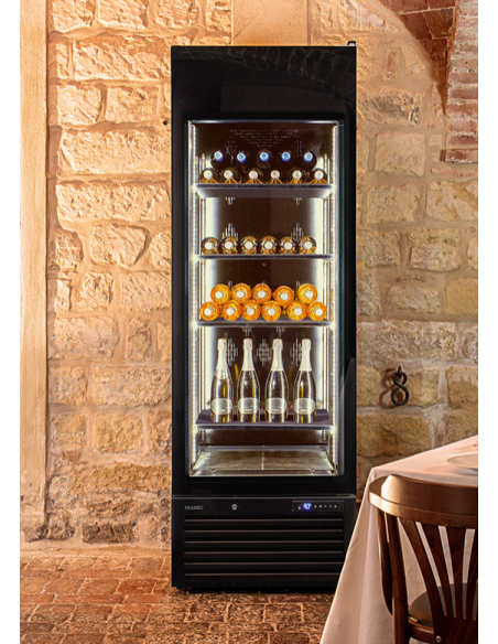 Vitrina de vinos multitemperatura - Temperatura +2°C+18°C - Litros470 - Cm 66.8 x 78.1 x 200 h