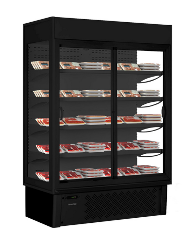 Murale refrigerato con porte scorrevoli -...