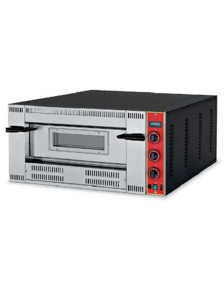 Forno pizza a gas per 6 pizze - Temperatura max 500°C - Camera cm 72 x 108 x 15.5 h