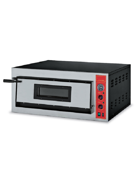 Forno pizza elettrico digitale 1 camera - Capacità 6 pizza ø 36 - Camera cm 72 x 108 x 14 h