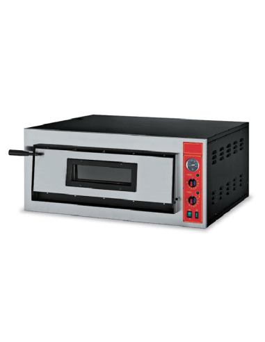 Horno eléctrico 1 cámara - Capacidad 6 pizzas ø...