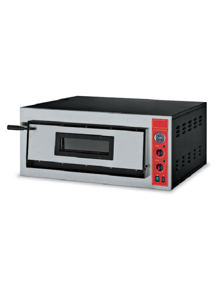 Forno pizza elettrico 1 camera - Capacità 6 pizze ø 36 - Camera cm 72 x 108 x 14 h