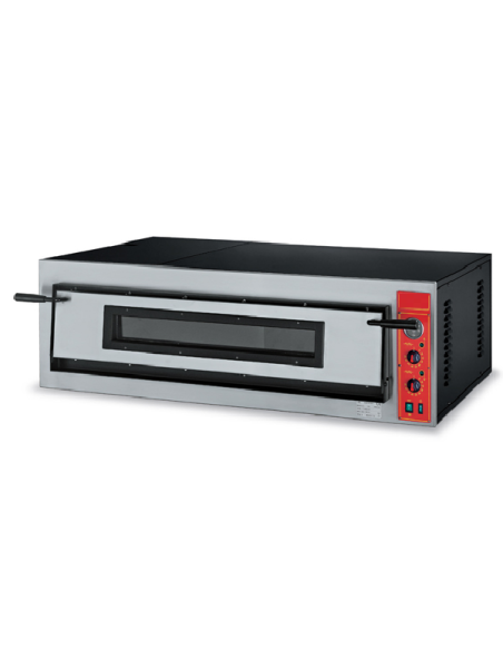 Forno pizza elettrico 1 camera - Capacità 9 pizze ø 36 - Camera cm 108 x 108 x 14 h