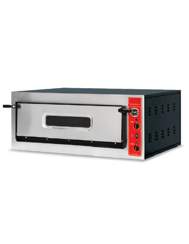 Horno eléctrico para pan y pizza 2 bandejas cm...