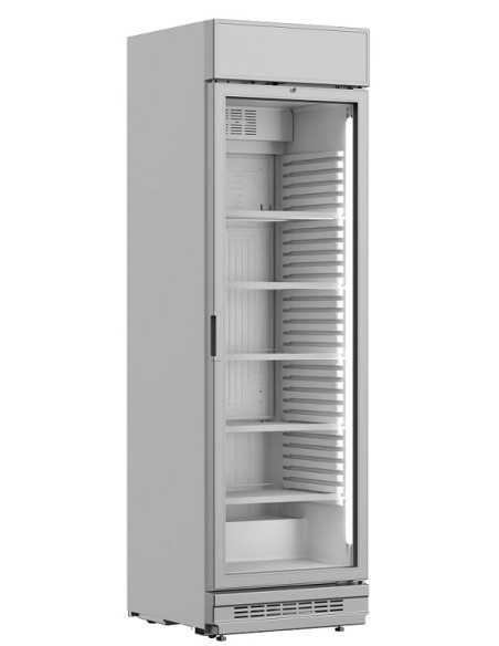 Vetrina refrigerata porta a vetro - temperatura +0° +7°C - Litri 365 - Cm 59 x 62.9 x 200.6 h