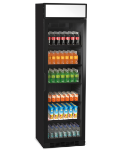Refrigerated display case glass door - temperature +1°...